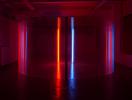 LIGHT CONDUCTORS (2004) – no.05, polycarbonates, neons, 210 x 480 x 380 cm