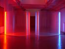 LIGHT CONDUCTORS (2004) – no.08, polycarbonates, neons, 210 x 536 x 160 cm