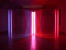 LIGHT CONDUCTORS (2004) – no.12, polycarbonates, neons, 210 x 400 x 200 cm