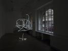 SPACE OF BODY (2017), Via Art Gallery, Prague (CZ) – Pavel Korbička / Dance Calligraphy E2 - 00:02:52 min (2017), neons, 209x133x139 cm