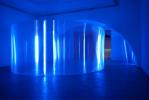 EVENT OF SPACE (2013), Caesar Gallery, Olomouc (CZ) – Pavel Korbička / Between, site-specific installation, polyrbonates, neons, 210x703x850cm, photo: Oldřich Šembera