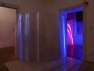 BETWEEN (2011), AMoYA, Colloredo - Mansfeld Palace, Prague – Site-specific installation, polycarbonates, neons, 210 x 873 x 500 cm