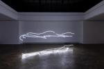 DEFLECTION (2019), The Brno House of Arts, Brno (CZ) – Pavel Korbička / Dance Calligraphy F1 - 00:03:00 min (2019), installation, neons, 165x545x127 cm, photo: Jan Vermouzek