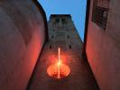 ATTRIBUTE (2019), Pavillion 02, GAD - Giudecca Art District, Venice (IT) – Pavel Korbička, supplemental exhibition to the 58th Biennale of Contemporary Art, neon glass tube, 250 cm