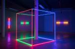 Pavel Korbička – THE HORIZONS OF LIGHT (2019), Artikle Gallery, Brno, neons, photo: Kubicek.studio
