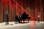 Pavel Korbička – ISOLINE (2025), intervention for the Leoš Janáček concert - NOTEBOOK OF THE DISAPPEARED, concert hall of the FU OU in Ostrava (CZ), 1600 cm