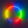 PERSPECTIVE OF LIGHT (2024), Al-Tiba9 Art Gallery, Barcelona (ES) – PAVEL KORBIČKA - EVENT HORIZON” (2023), neon glass tubes, photo: Luca Rossini