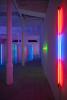 Pavel Korbička – LABYRINTHINE CORRIDOR No.09 (2024) and HORIZONS OF LIGHT (2019), from the exhibition PERSPECTIVE OF LIGHT (2024), Al-Tiba9 Art Gallery, Barcelona (ES), photo: Luca Rossini