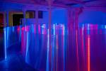 Pavel Korbička – LABYRINTHINE CORRIDOR No.09 (2024), from the exhibition PERSPECTIVE OF LIGHT (2024), Al-Tiba9 Art Gallery, Barcelona (ES), photo: Luca Rossini