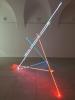 BIELA NOC 2023, international festival of the art of light, Bratislava (SK)  – PAVEL KORBIČKA - BUILDING No.02, neon glass tubes, 235x237x200 cm, The Czech House in Bratislava (SK)