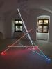 BIELA NOC 2023, international festival of the art of light, Bratislava (SK)  – PAVEL KORBIČKA - BUILDING No.02, neon glass tubes, 235x237x200 cm, The Czech House in Bratislava (SK)