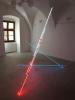 BIELA NOC 2023, international festival of the art of light, Bratislava (SK)  – PAVEL KORBIČKA - BUILDING No.02, neon glass tubes, 235x237x200 cm, The Czech House in Bratislava (SK)