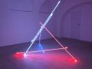 BIELA NOC 2023, international festival of the art of light, Bratislava (SK)  – PAVEL KORBIČKA - BUILDING No.02, neon glass tubes, 235x237x200 cm, The Czech House in Bratislava (SK)